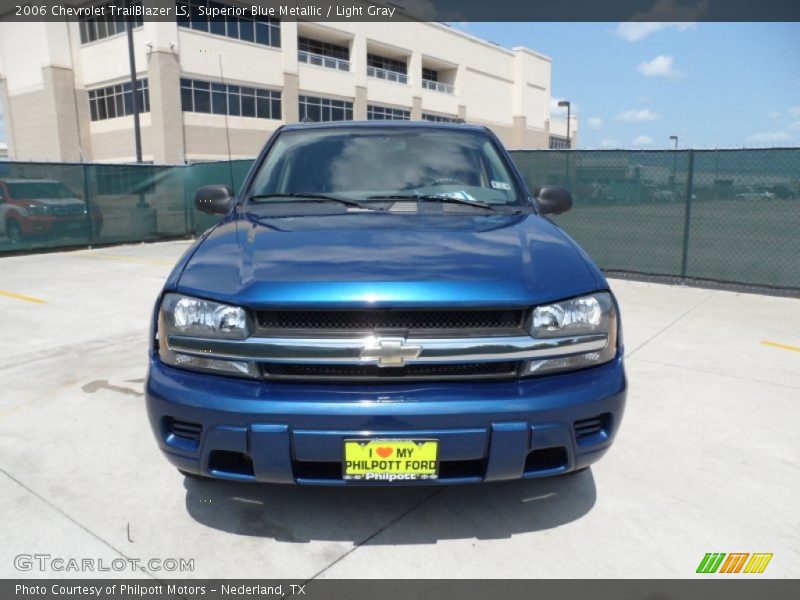 Superior Blue Metallic / Light Gray 2006 Chevrolet TrailBlazer LS