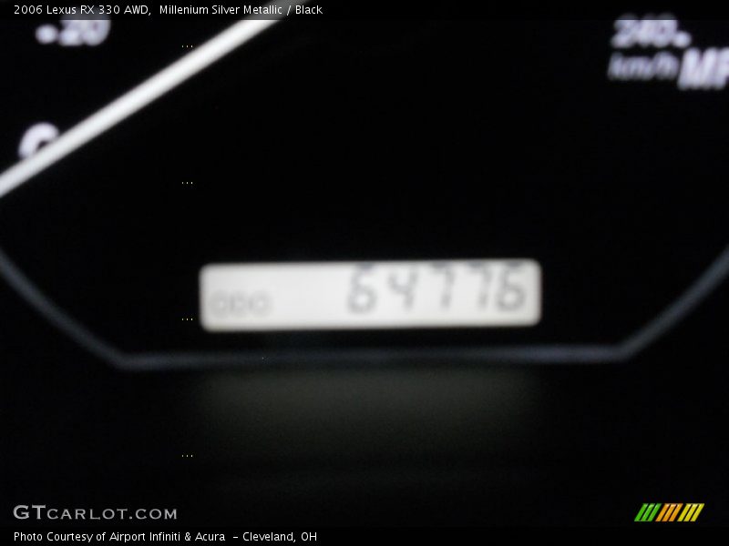 Millenium Silver Metallic / Black 2006 Lexus RX 330 AWD