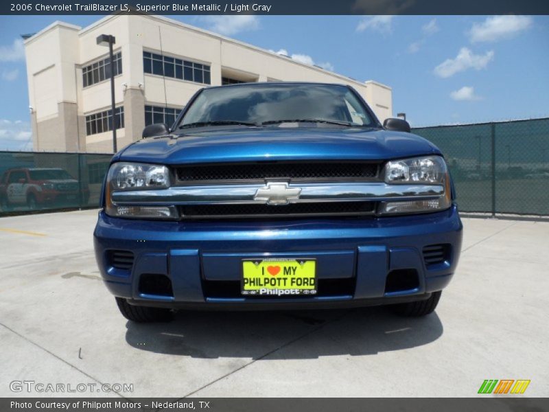 Superior Blue Metallic / Light Gray 2006 Chevrolet TrailBlazer LS