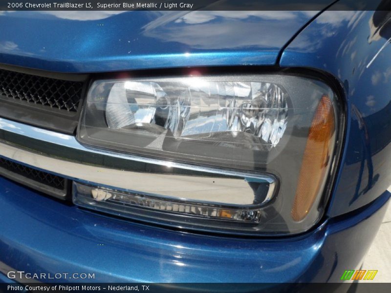 Superior Blue Metallic / Light Gray 2006 Chevrolet TrailBlazer LS