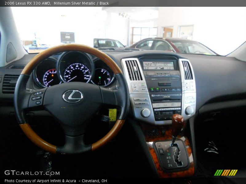 Millenium Silver Metallic / Black 2006 Lexus RX 330 AWD