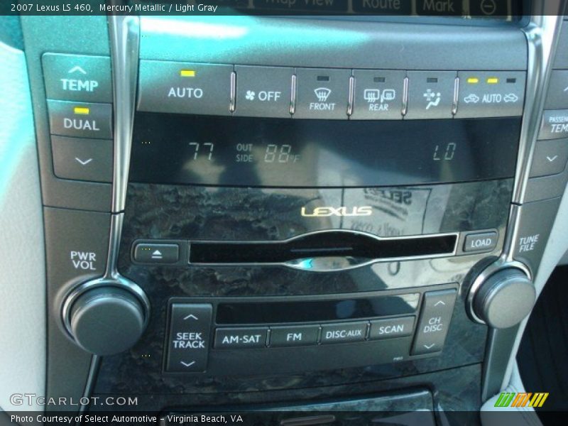 Mercury Metallic / Light Gray 2007 Lexus LS 460