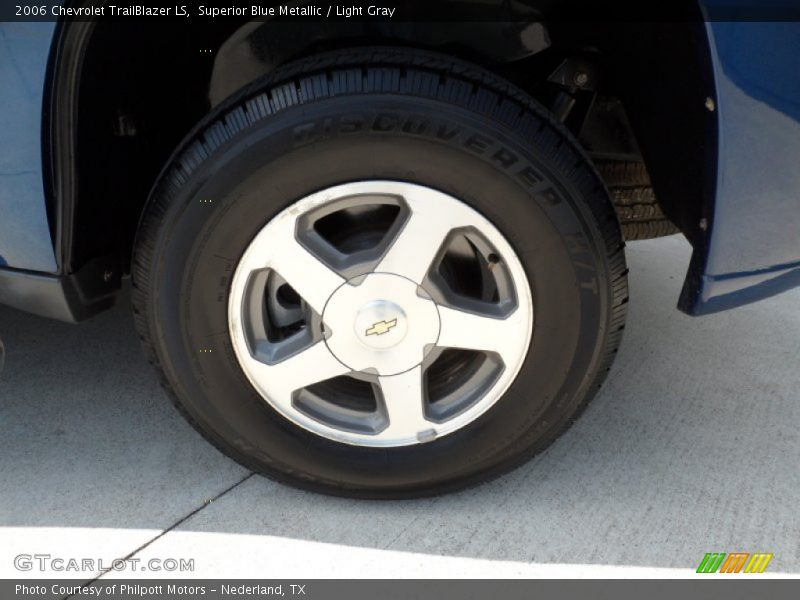 Superior Blue Metallic / Light Gray 2006 Chevrolet TrailBlazer LS