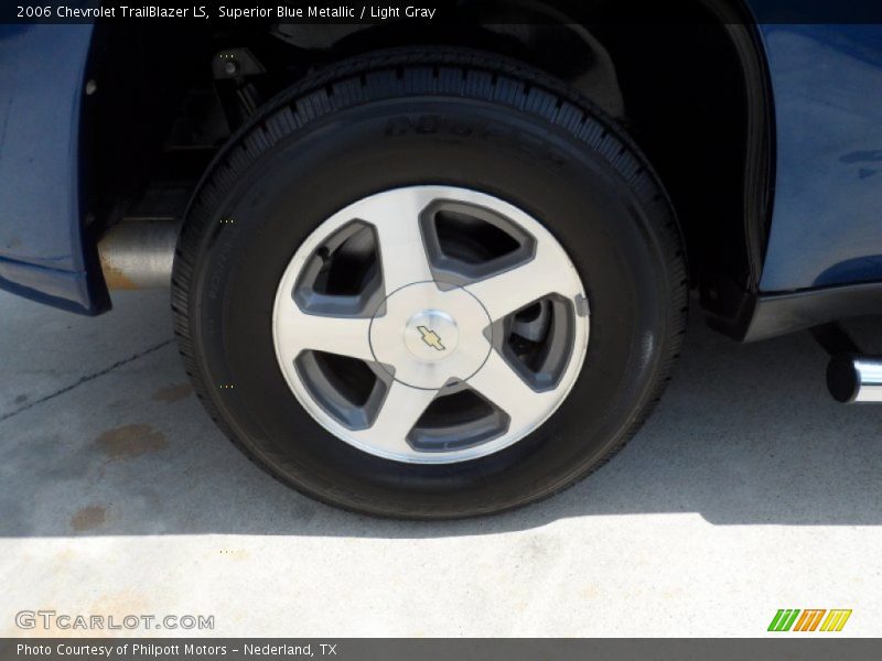 Superior Blue Metallic / Light Gray 2006 Chevrolet TrailBlazer LS