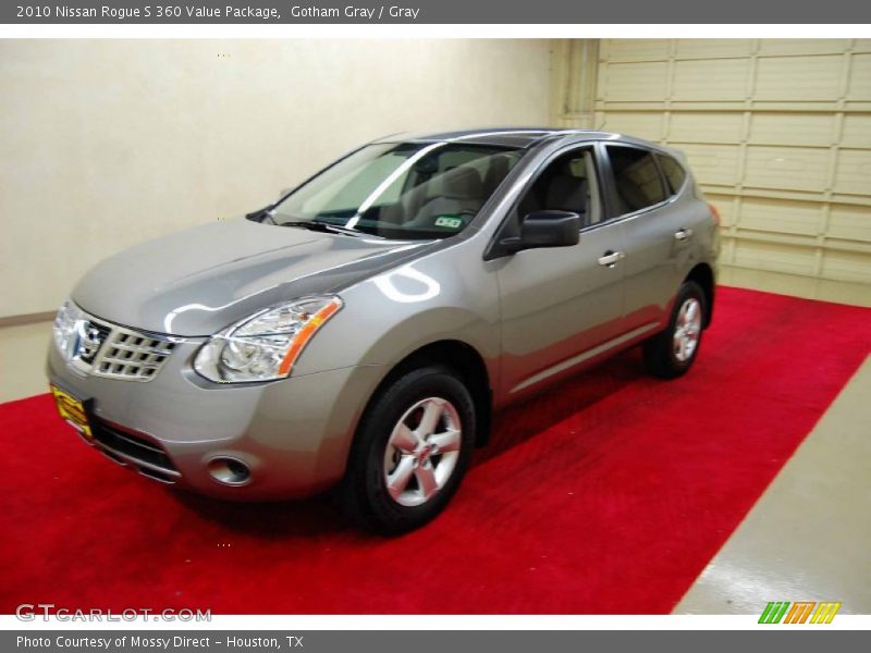 Gotham Gray / Gray 2010 Nissan Rogue S 360 Value Package