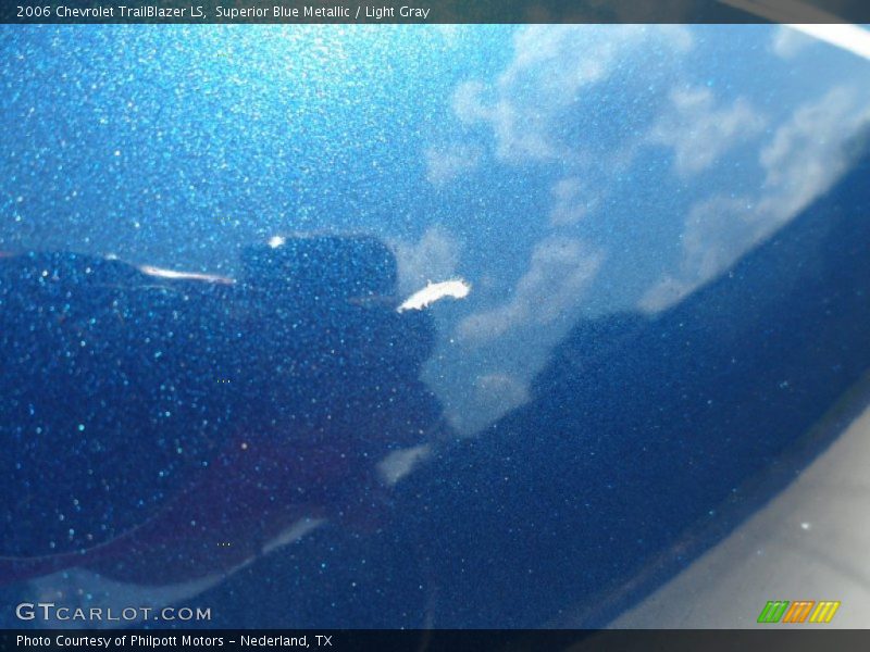 Superior Blue Metallic / Light Gray 2006 Chevrolet TrailBlazer LS