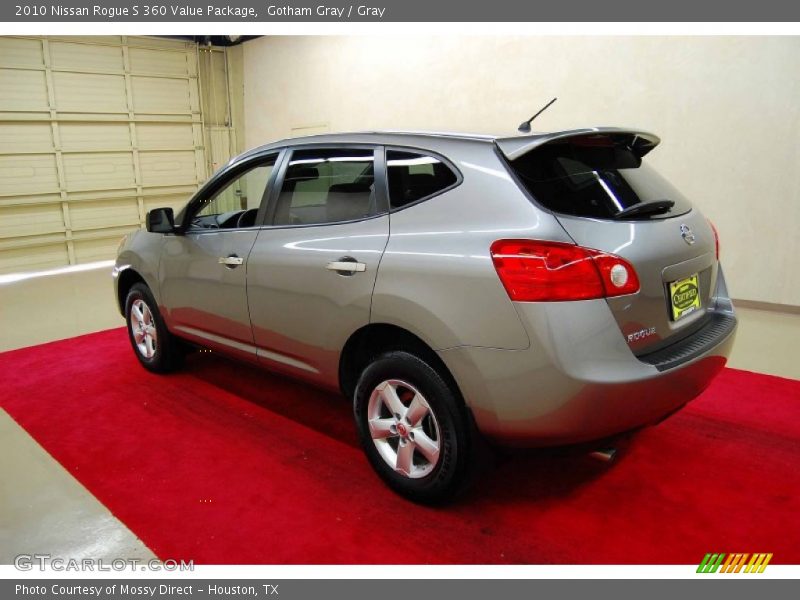 Gotham Gray / Gray 2010 Nissan Rogue S 360 Value Package