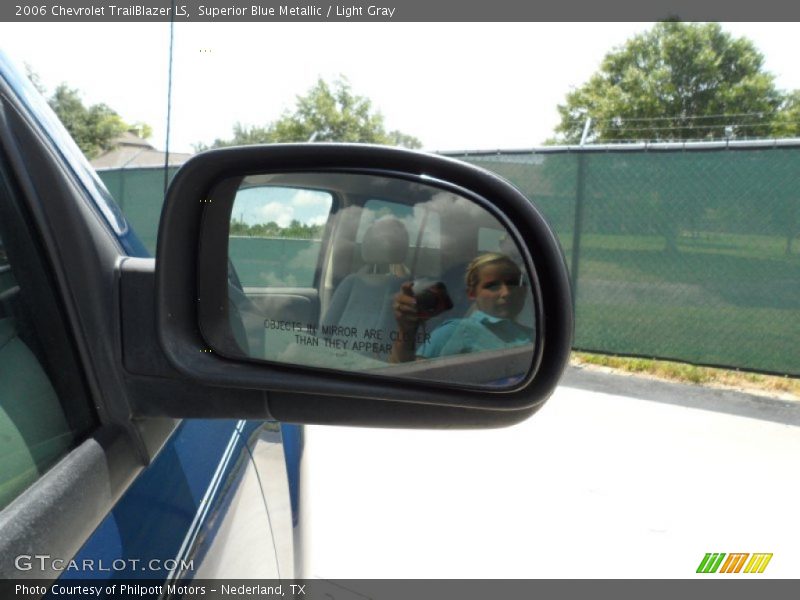 Superior Blue Metallic / Light Gray 2006 Chevrolet TrailBlazer LS