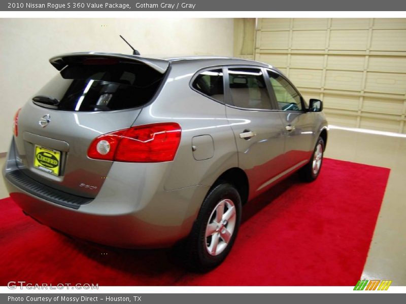 Gotham Gray / Gray 2010 Nissan Rogue S 360 Value Package