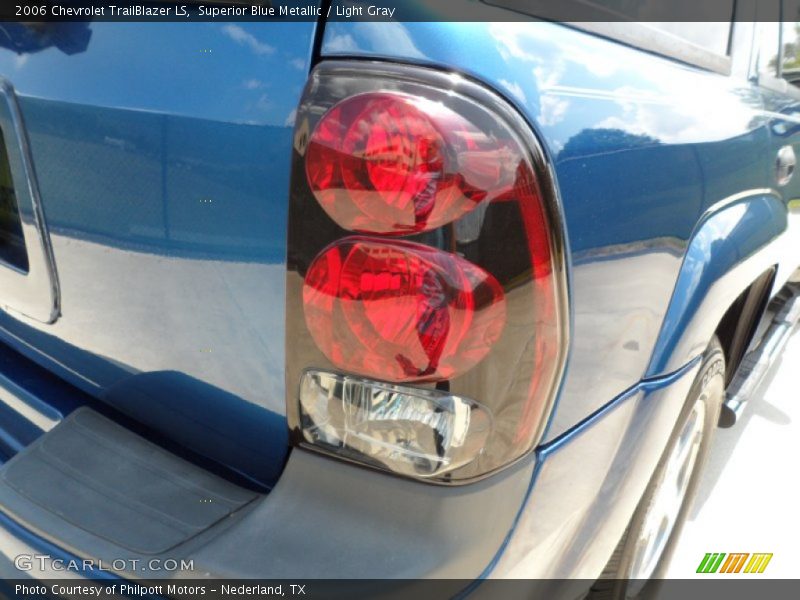 Superior Blue Metallic / Light Gray 2006 Chevrolet TrailBlazer LS