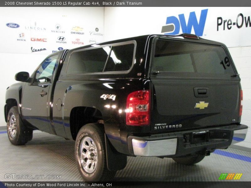 Black / Dark Titanium 2008 Chevrolet Silverado 1500 LS Regular Cab 4x4