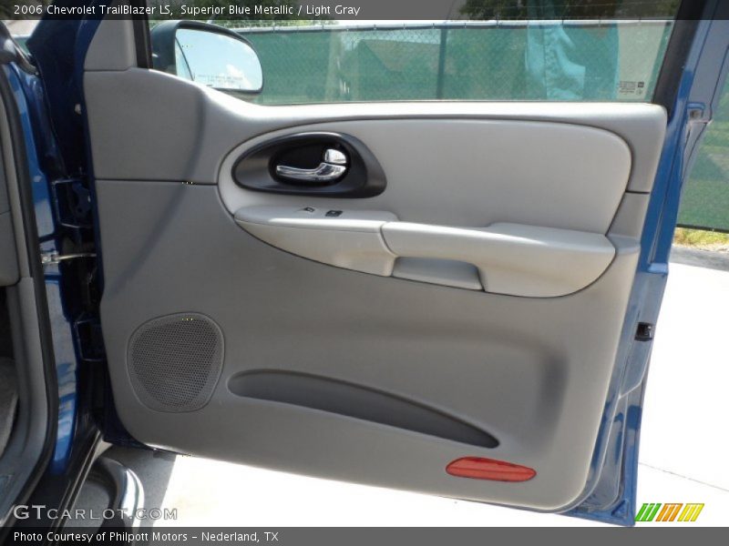 Superior Blue Metallic / Light Gray 2006 Chevrolet TrailBlazer LS