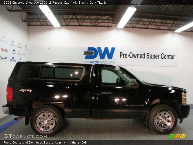Black / Dark Titanium 2008 Chevrolet Silverado 1500 LS Regular Cab 4x4