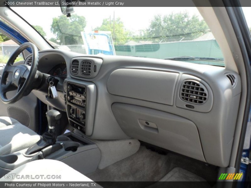 Superior Blue Metallic / Light Gray 2006 Chevrolet TrailBlazer LS