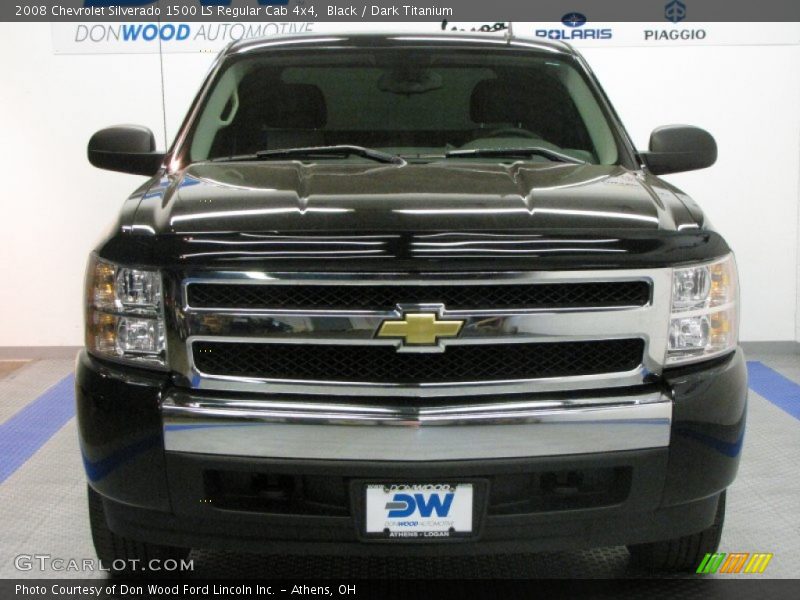 Black / Dark Titanium 2008 Chevrolet Silverado 1500 LS Regular Cab 4x4