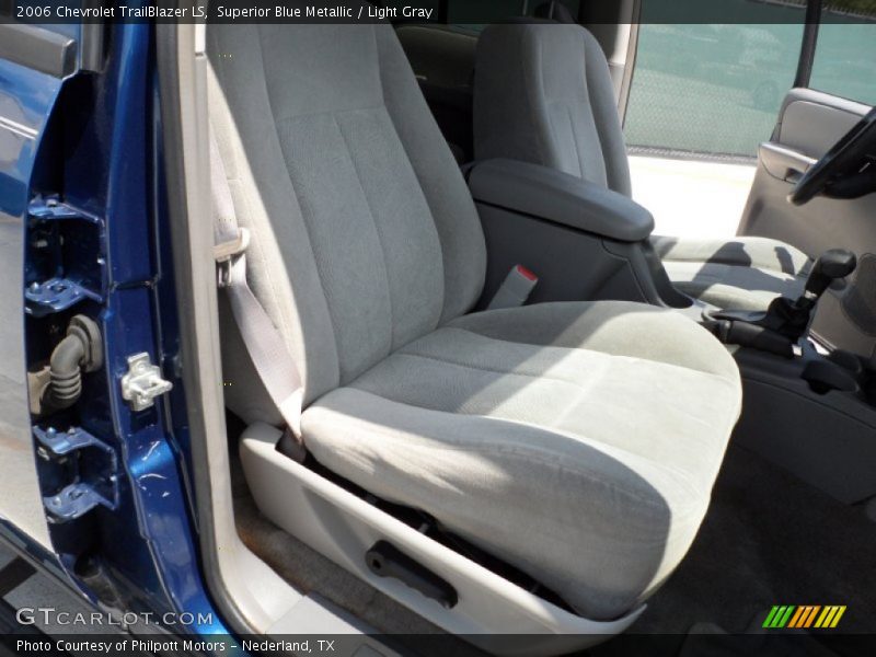 Superior Blue Metallic / Light Gray 2006 Chevrolet TrailBlazer LS