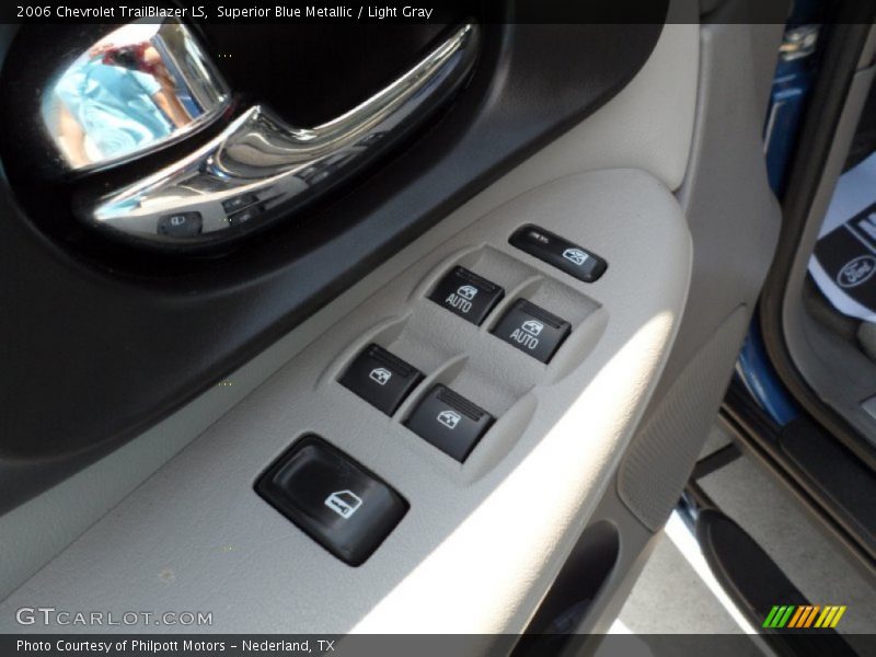 Superior Blue Metallic / Light Gray 2006 Chevrolet TrailBlazer LS