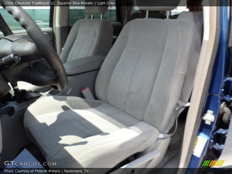 Superior Blue Metallic / Light Gray 2006 Chevrolet TrailBlazer LS