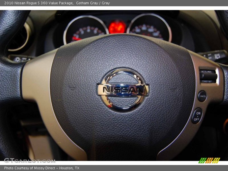 Gotham Gray / Gray 2010 Nissan Rogue S 360 Value Package