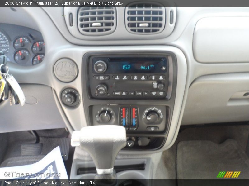 Superior Blue Metallic / Light Gray 2006 Chevrolet TrailBlazer LS