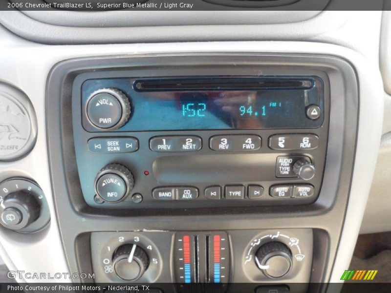 Superior Blue Metallic / Light Gray 2006 Chevrolet TrailBlazer LS
