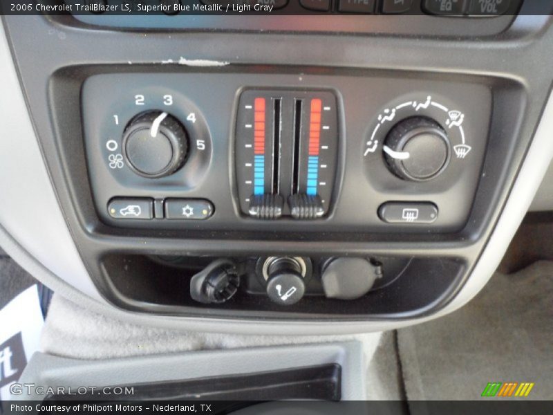 Superior Blue Metallic / Light Gray 2006 Chevrolet TrailBlazer LS