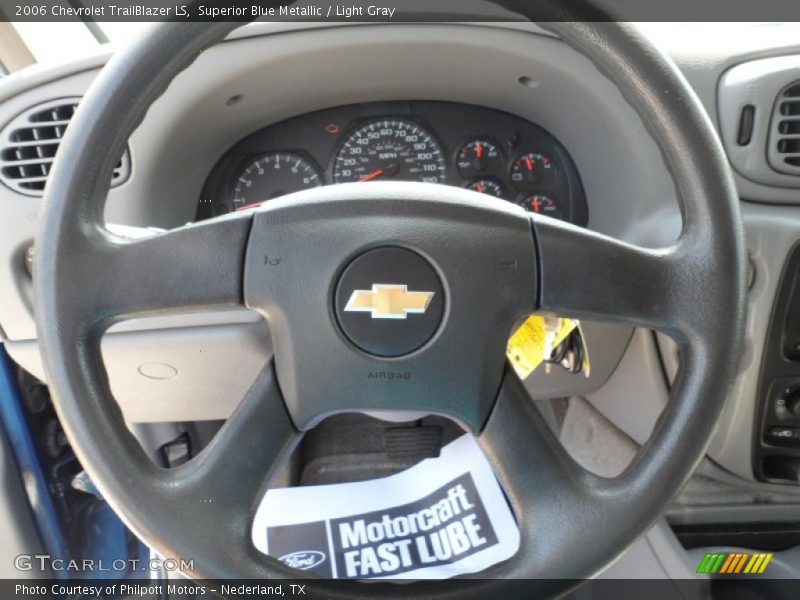 Superior Blue Metallic / Light Gray 2006 Chevrolet TrailBlazer LS