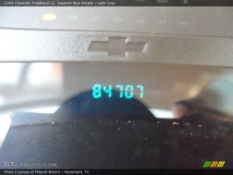 Superior Blue Metallic / Light Gray 2006 Chevrolet TrailBlazer LS