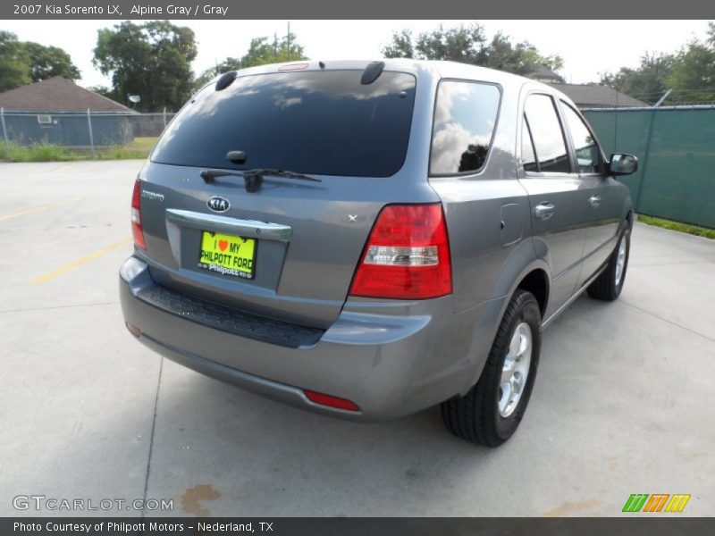 Alpine Gray / Gray 2007 Kia Sorento LX