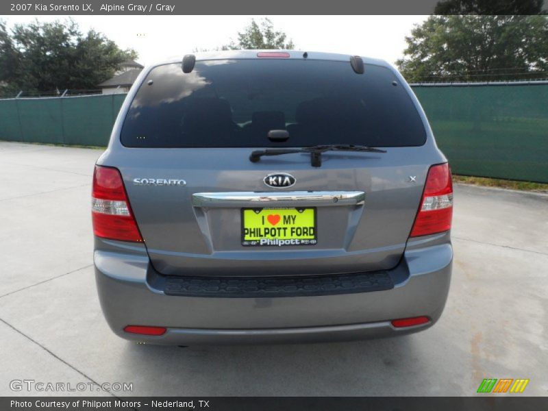 Alpine Gray / Gray 2007 Kia Sorento LX