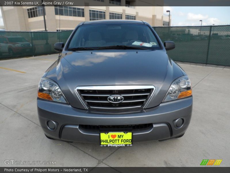 Alpine Gray / Gray 2007 Kia Sorento LX