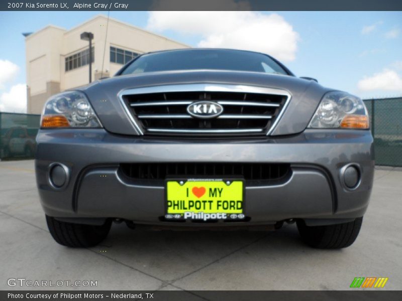 Alpine Gray / Gray 2007 Kia Sorento LX