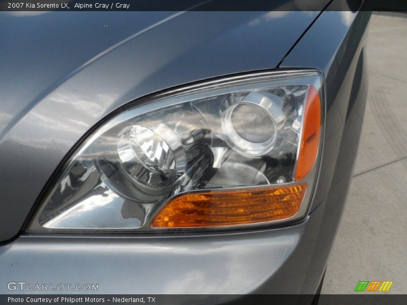 Alpine Gray / Gray 2007 Kia Sorento LX