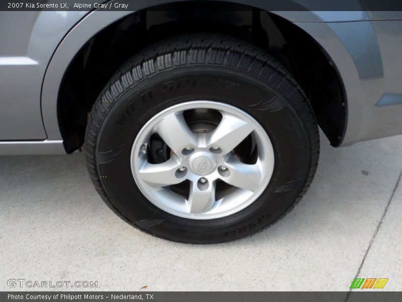 Alpine Gray / Gray 2007 Kia Sorento LX