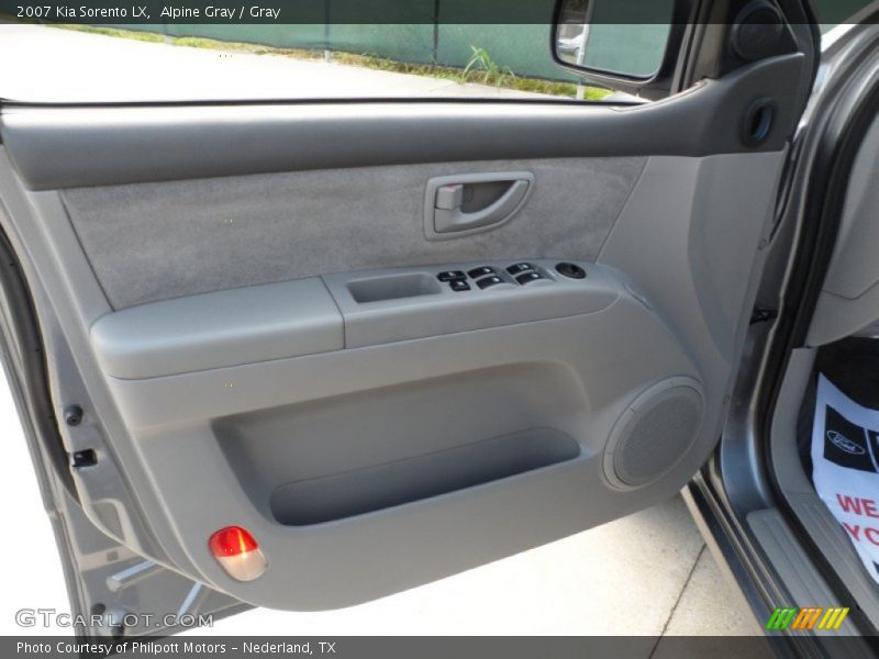 Alpine Gray / Gray 2007 Kia Sorento LX