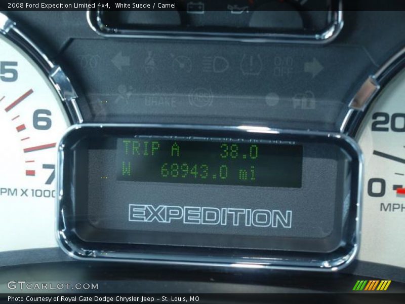 White Suede / Camel 2008 Ford Expedition Limited 4x4