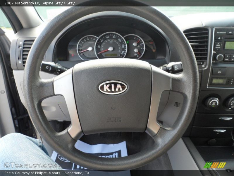 Alpine Gray / Gray 2007 Kia Sorento LX