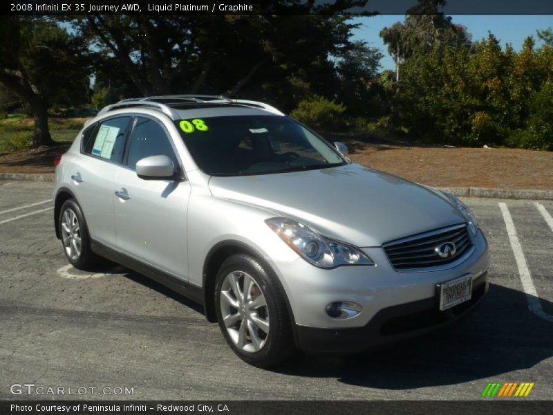 Liquid Platinum / Graphite 2008 Infiniti EX 35 Journey AWD