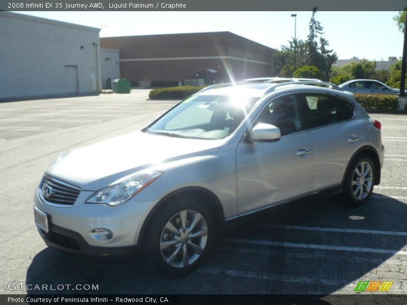 Liquid Platinum / Graphite 2008 Infiniti EX 35 Journey AWD