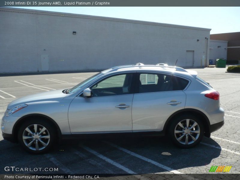 Liquid Platinum / Graphite 2008 Infiniti EX 35 Journey AWD