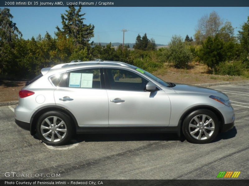 Liquid Platinum / Graphite 2008 Infiniti EX 35 Journey AWD