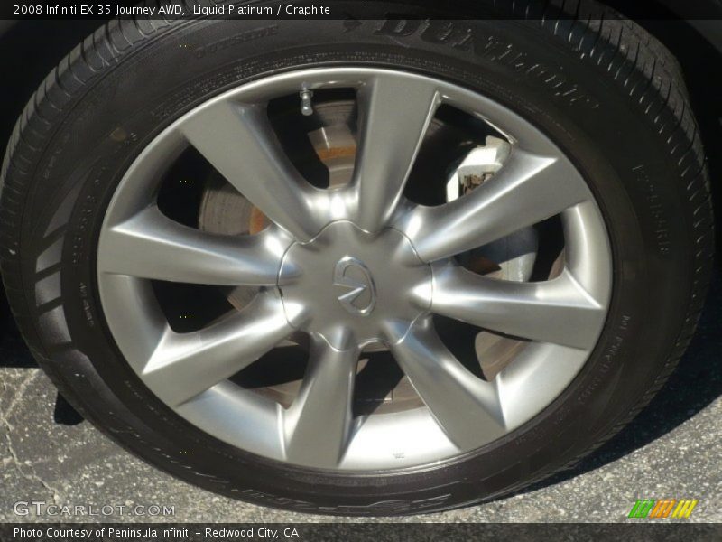 Liquid Platinum / Graphite 2008 Infiniti EX 35 Journey AWD