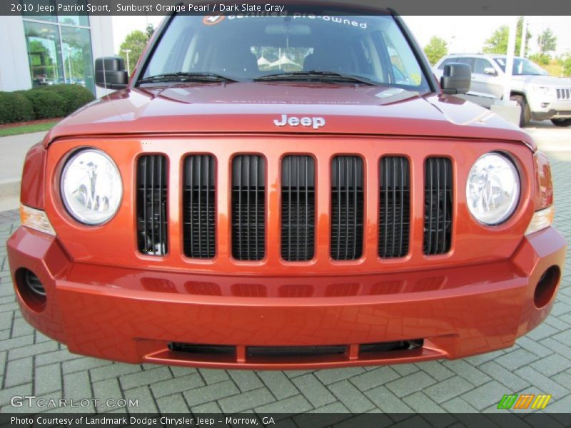 Sunburst Orange Pearl / Dark Slate Gray 2010 Jeep Patriot Sport