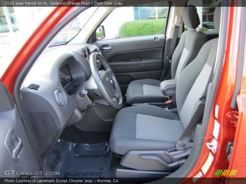 Sunburst Orange Pearl / Dark Slate Gray 2010 Jeep Patriot Sport