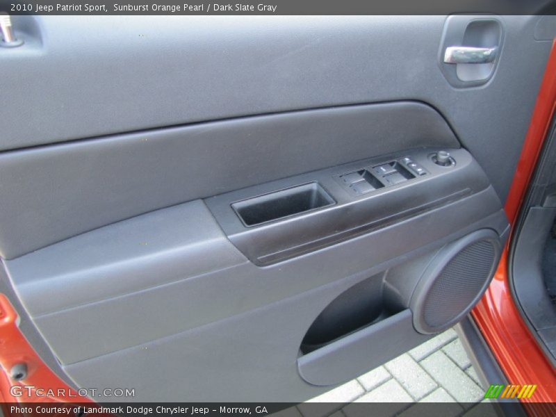Sunburst Orange Pearl / Dark Slate Gray 2010 Jeep Patriot Sport
