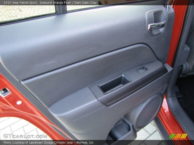 Sunburst Orange Pearl / Dark Slate Gray 2010 Jeep Patriot Sport