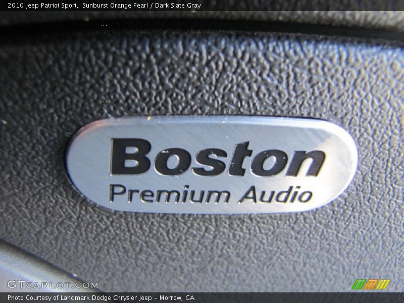 Sunburst Orange Pearl / Dark Slate Gray 2010 Jeep Patriot Sport