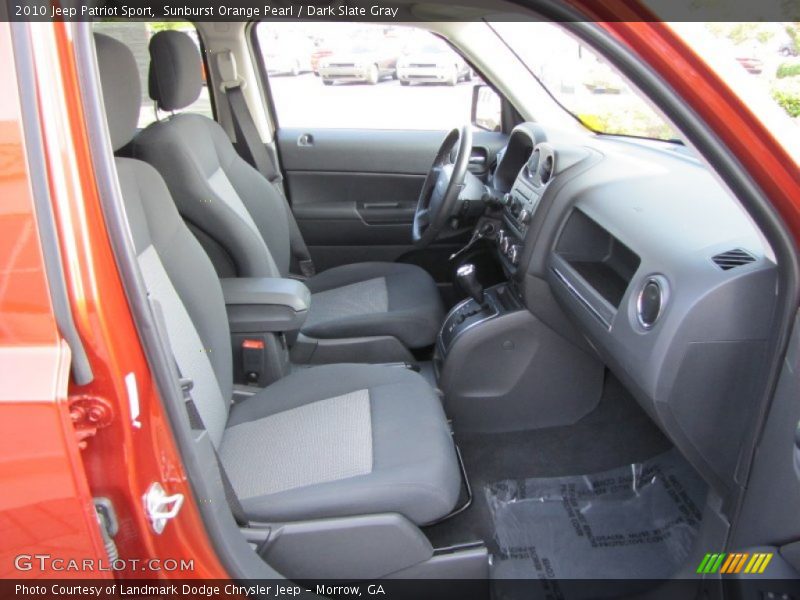 Sunburst Orange Pearl / Dark Slate Gray 2010 Jeep Patriot Sport