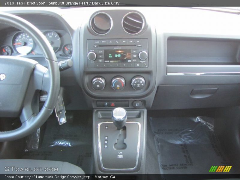 Sunburst Orange Pearl / Dark Slate Gray 2010 Jeep Patriot Sport