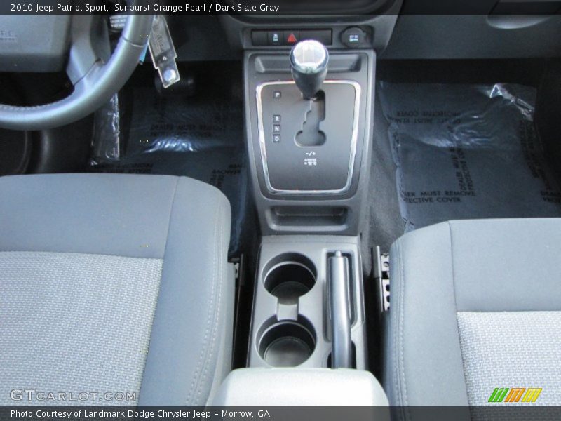 Sunburst Orange Pearl / Dark Slate Gray 2010 Jeep Patriot Sport